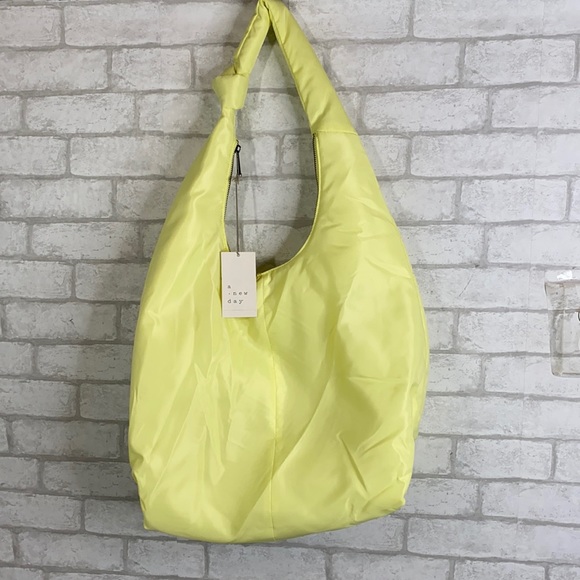 A new day zip closure knotted  bag - Picture 2 of 12